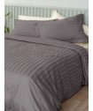 Ζευγος Μαξιλαροθηκες Oxford 50x75 SATIN STRIPES HS SILVER