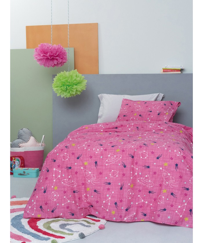 Σετ Μονά Σεντόνια Luminous 170x260 COMET FUCHSIA