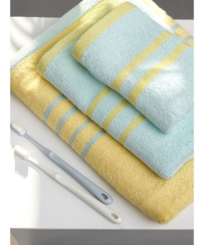 Σετ Πετσέτες Towels Collection CONTRAST YELLOW/CIEL