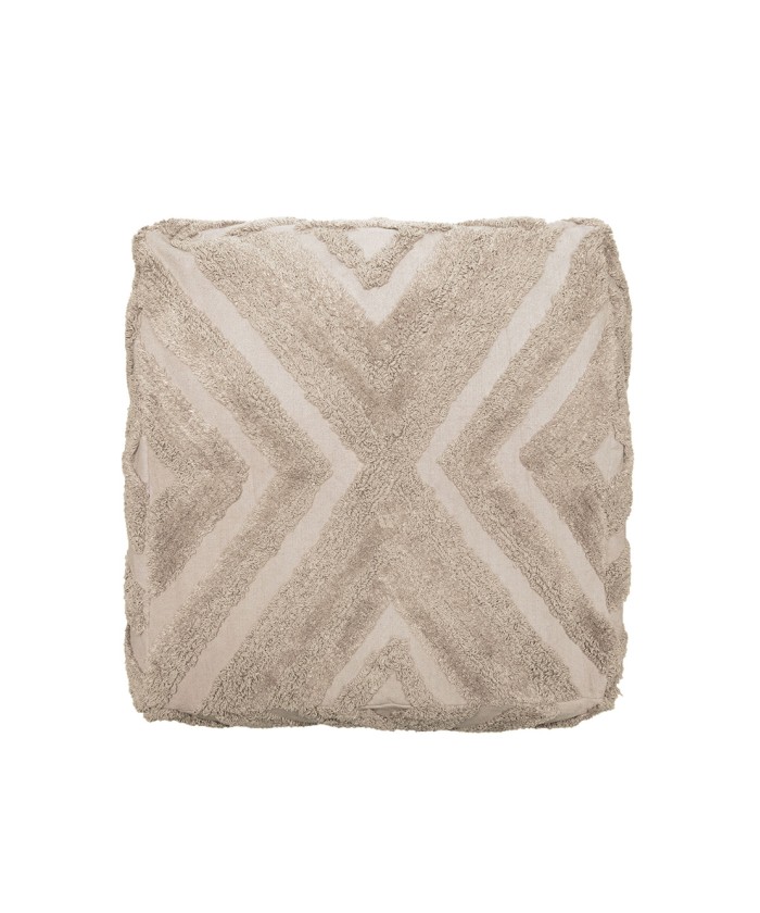 Μαξιλάρα Δαπέδου/ Πουφ Home Décor 60x60x25 MARVI CREAM