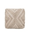 Μαξιλάρα Δαπέδου/ Πουφ Home Décor 60x60x25 MARVI CREAM