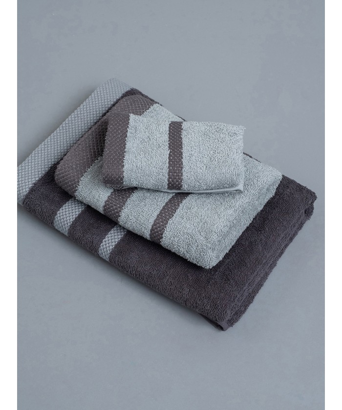 Σετ Πετσετες Towels Collection DIMONT GREY