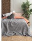 Κουβέρτα Πικέ 220x240 LINUS GREY