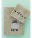 Σετ Παιδικές Πετσέτες Kids Bath HIPPO