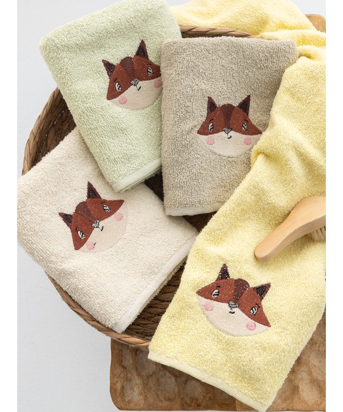 Σετ 4 Πετσετάκια Μπανιου Kids Bath 40x60 FOX