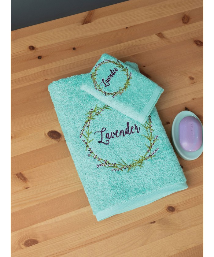 Σετ Πετσέτες Towels Collection LAURA TURQUOISE