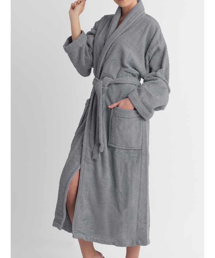 Μπουρνουζι Bath Collection GEM GREY Medium
