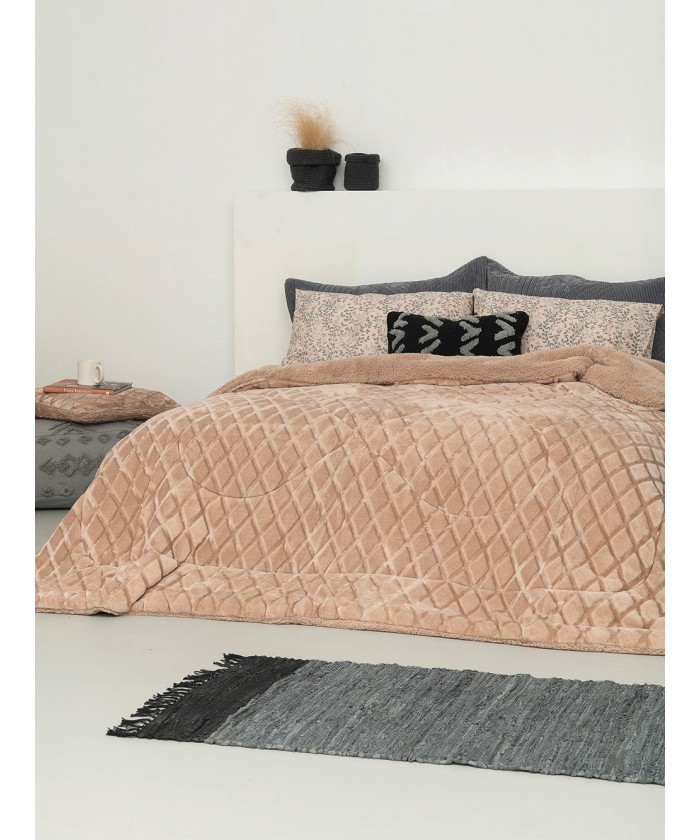 Διακοσμητικη Μαξιλαροθηκη Nadine 50x50 NADINE/2 BEIGE