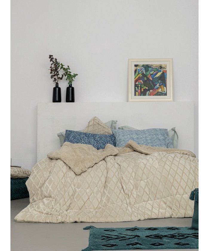Διακοσμητικη Μαξιλαροθηκη Nadine 50x50 NADINE/2 CREAM