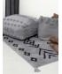 Χαλακι Με Φουντες Home Décor 60x140 RIDEL GREY