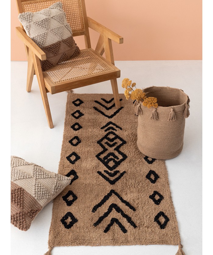 Χαλακι Με Φουντες Home Décor 60x140 RIDEL SAND