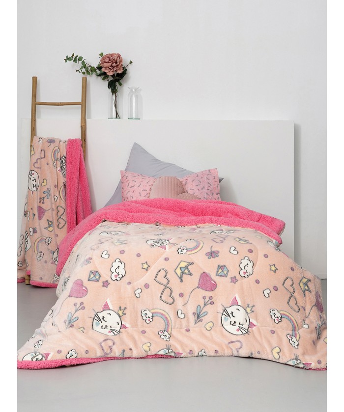 Κουβερτοπαπλωμα Φωσφοριζε Μονό 160x220 TIARAS