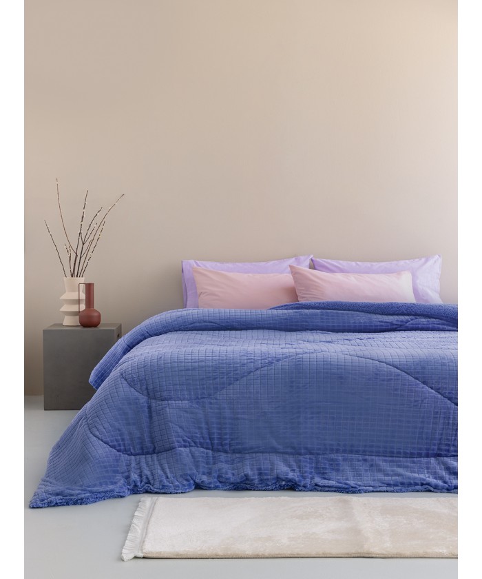 Κουβερτοπάπλωμα Υπέρδιπλο 220x240 ZELDA PURPLE