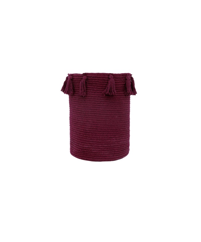 Διακοσμητικο Καλαθι Με Χερουλια Home Décor 30x40 FABIAN BORDEAUX