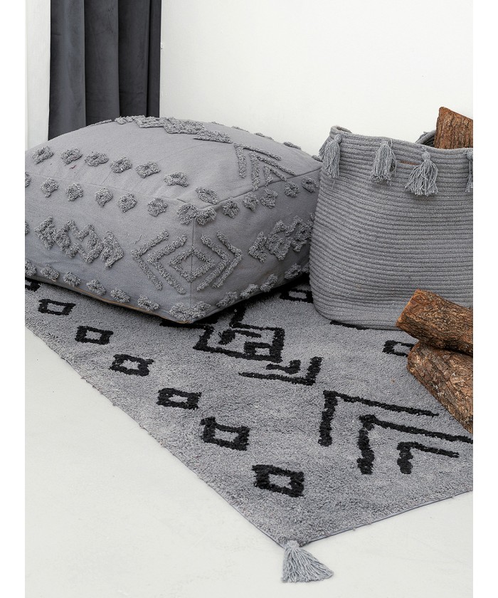 Διακοσμητικο Καλαθι Με Χερουλια Home Décor 30x40 FABIAN GREY