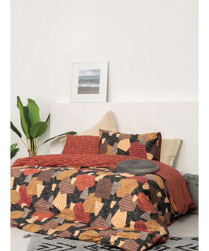 Σετ Παπλωματοθηκη Υπερδιπλη Fashion Life 240x250 FL6160