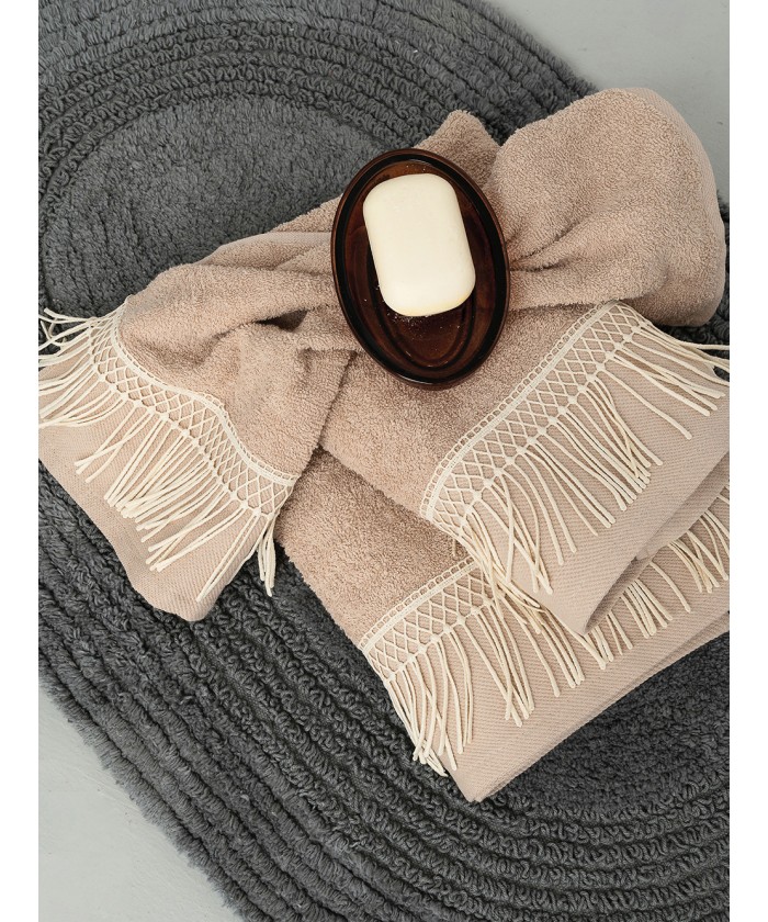 Σετ Πετσετες Towels Collection HARPER BEIGE