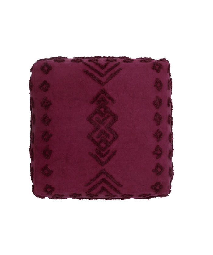 Μαξιλάρα Δαπέδου/ Πουφ Home Décor 60x60x20 MARVOL BORDEAUX
