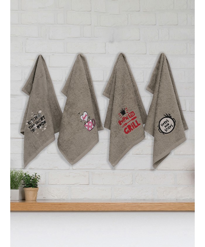 Σετ 4 Πετσέτες Κουζίνας Kitchen Towels 40x60 KT1