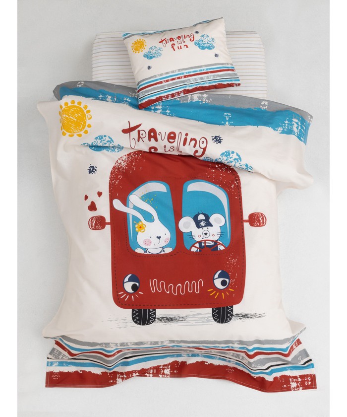 Σετ Σεντόνια Κούνιας Happy Baby 120x160 HB0605