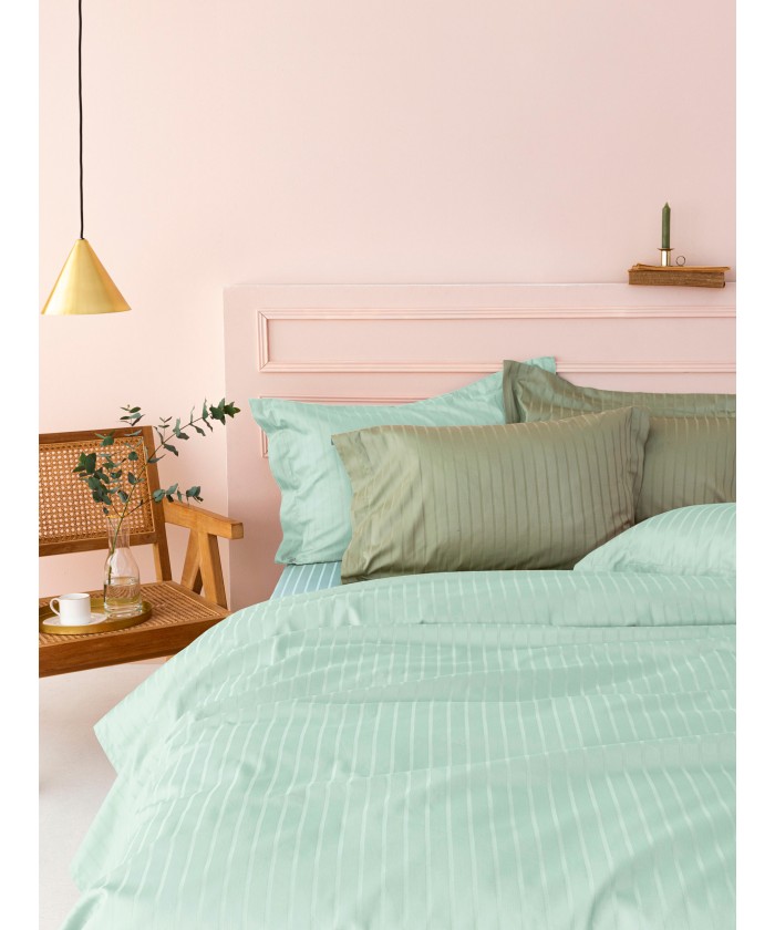 Σεντόνι Υπέρδιπλο 240x270 Sateen Riga MINT