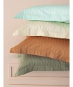 Ζεύγος Μαξιλαροθήκες Oxford 52x75 Sateen Riga CARAMEL