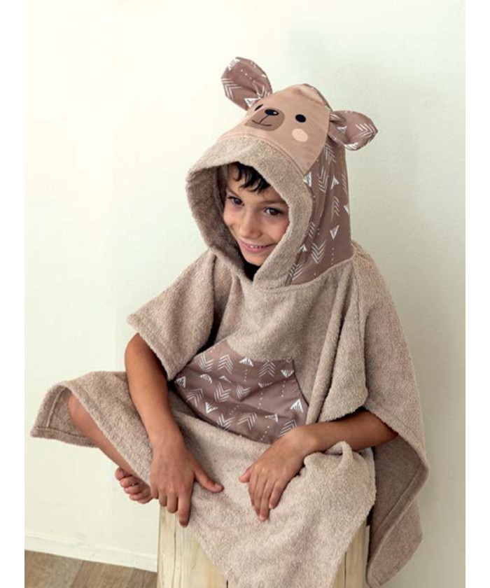 Poncho Kids Bath TEDDY