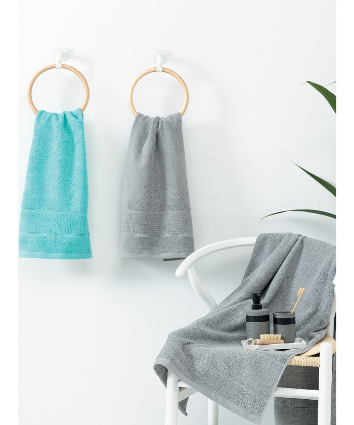 Πετσέτα Προσώπου Towels Collection 50x90 ROKE GREY