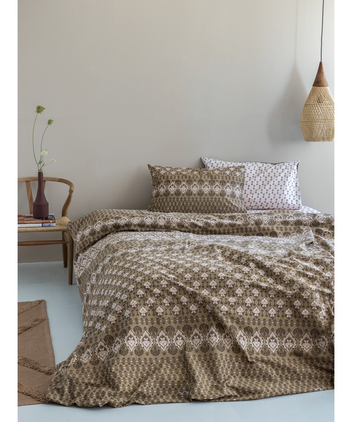 Σετ Υπέρδιπλα Σεντόνια Fashion Life 240x260 FL6218 Με Λάστιχο