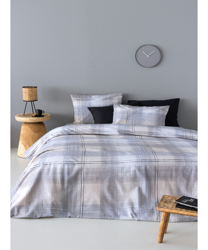 Σετ Σεντόνια Υπέρδιπλα Flannel Beauty 240x265 FB0220 Χωρίς Λάστιχο