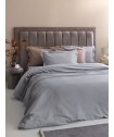 Σετ Παπλωματοθήκη Υπέρδιπλη 240x250 Posh Sateen GREY
