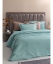 Σετ Παπλωματοθήκη Υπέρδιπλη 240x250 Posh Sateen MINT