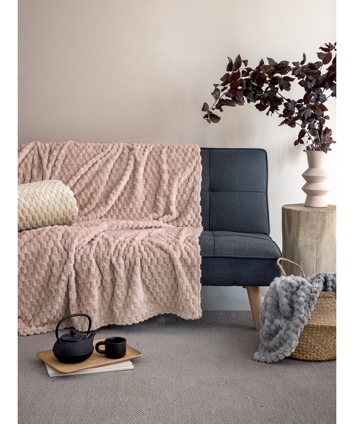 Κουβέρτα Fleece 160x220 ASTER BEIGE