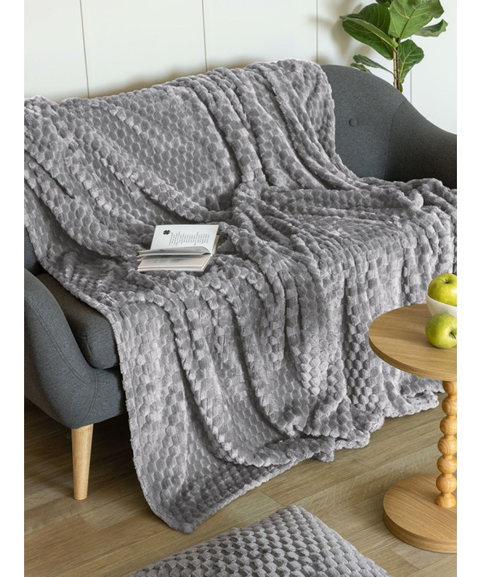 Κουβέρτα Fleece 160x220 ASTER GREY
