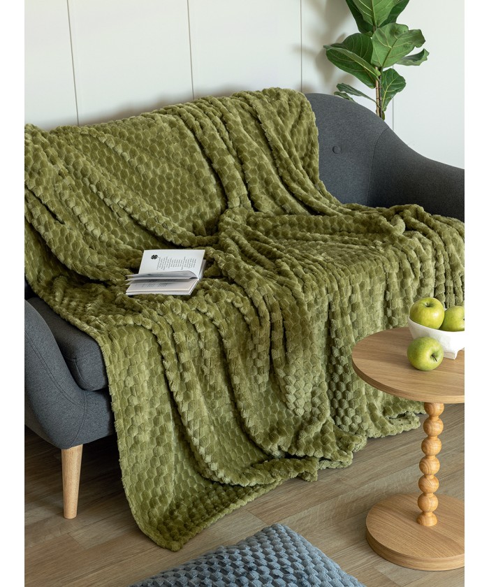 Κουβέρτα Fleece 160x220 ASTER GREEN