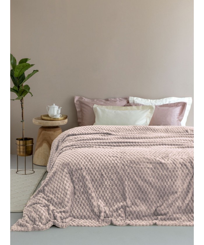 Κουβέρτα Fleece 220x240 ASTER BEIGE