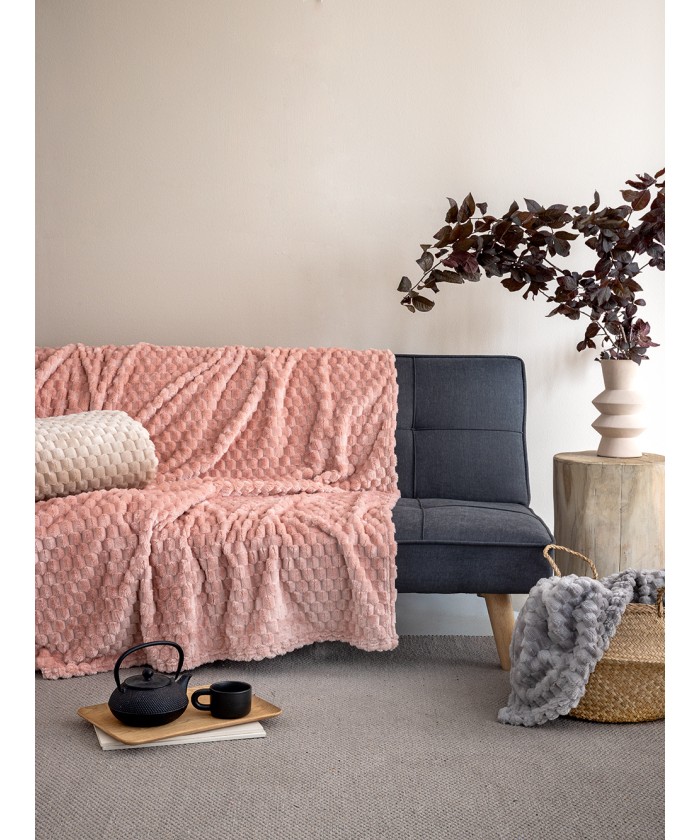 Κουβέρτα Fleece 220x240 ASTER ROSE