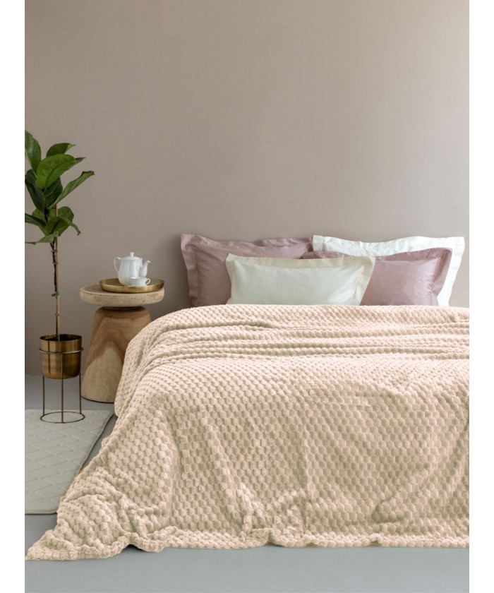 Κουβέρτα Fleece 220x240 ASTER CREME