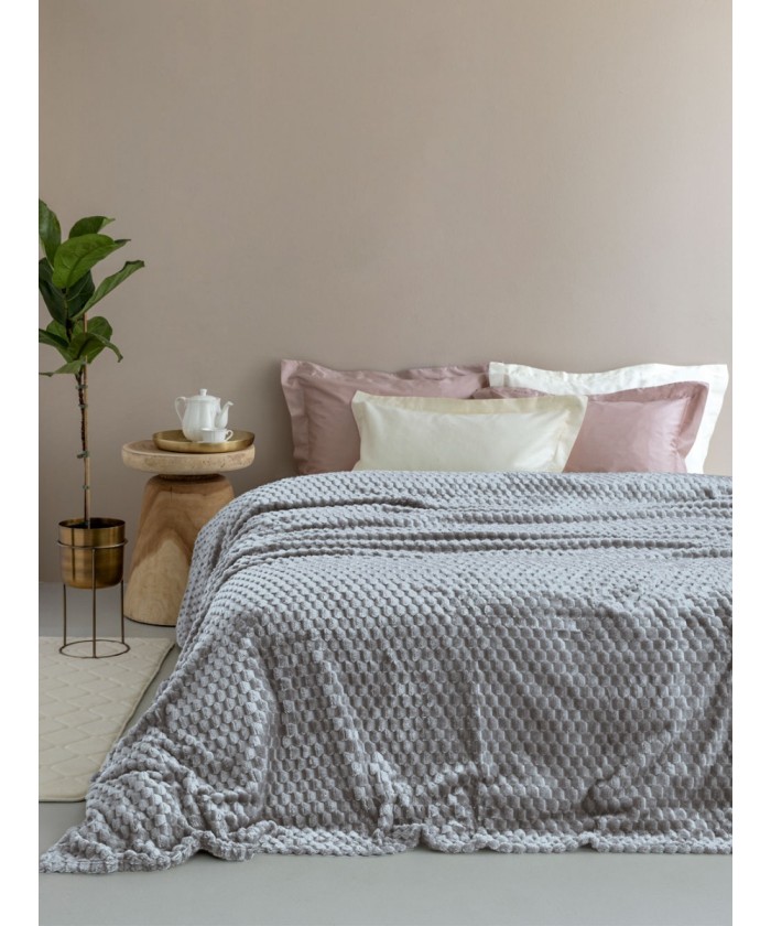 Κουβέρτα Fleece 220x240 ASTER GREY