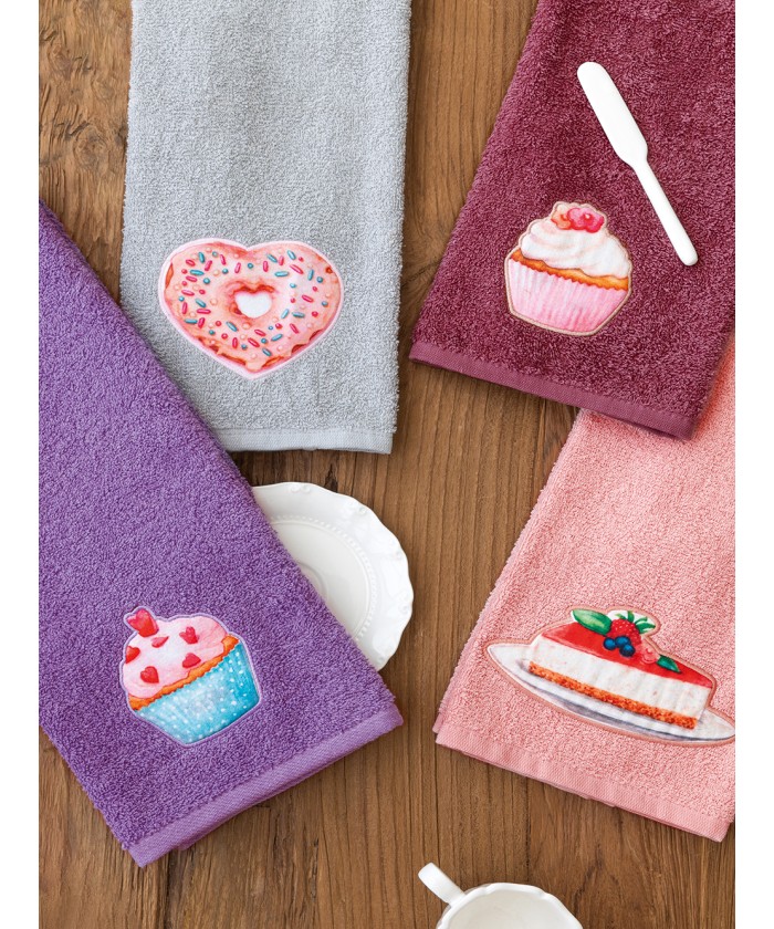Σετ 4 Πετσέτες Κουζίνας Kitchen Towels 40x70 KT220