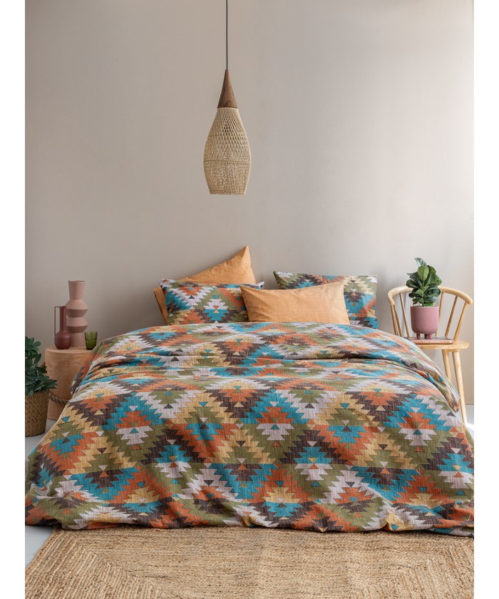 Σετ Παπλωματοθήκη Μονή Flannel Beauty 170x250 FB0223