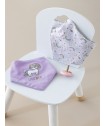 Σετ Σαλιάρες μπαντάνα New Baby NB0140 GIRL