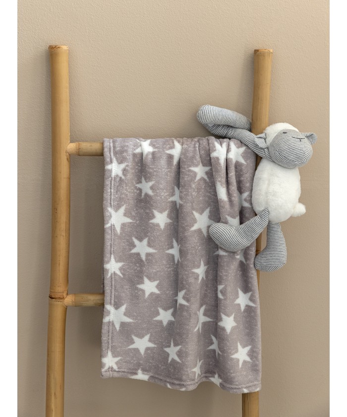 Κουβέρτα fleece με μαλακό παιχνίδι 75x100 NB147 BOY