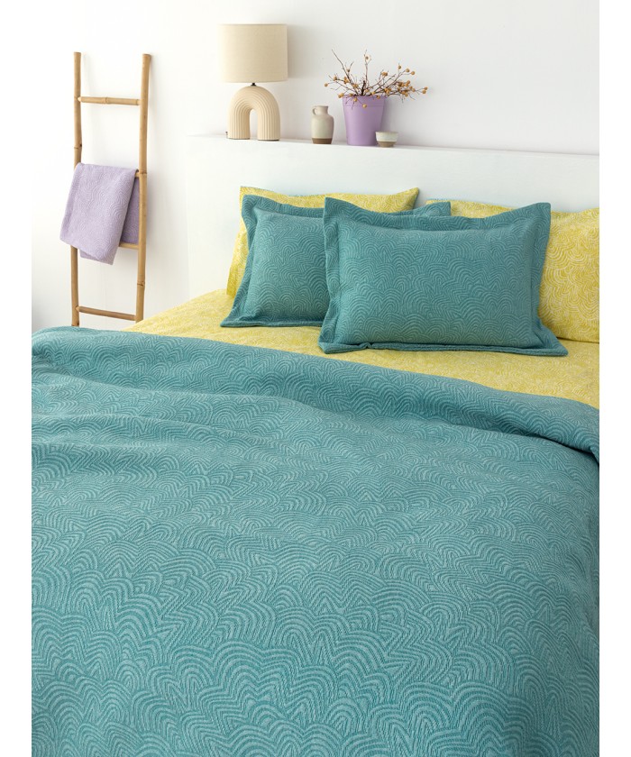 Κουβέρτα Matelasse 230X260 ADEL PETROL