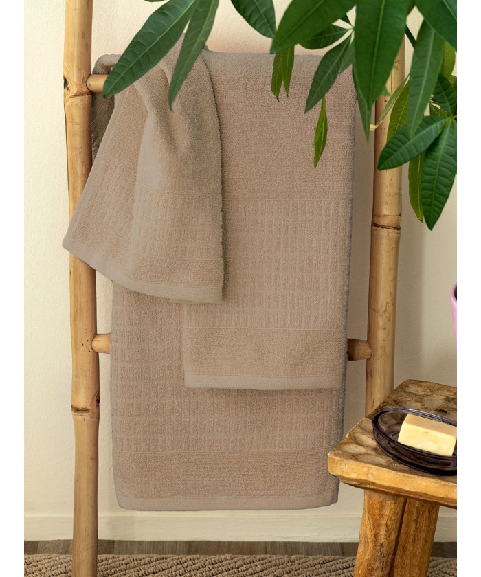 Πετσέτα Χεριών Towels Collection 30x50 ROLL BEIGE