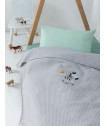 Κουβέρτα Πικέ Κούνιας Baby Blankets 100x150 CANDY/2 GREY