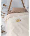 Κουβέρτα Πικέ Κούνιας Baby Blankets 100x150 CANDY/2 CREAM