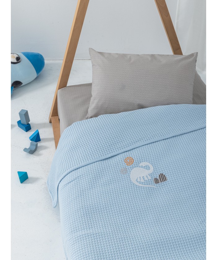 Κουβέρτα Πικέ Αγκαλιάς Baby Blankets 80x110 CANDY/2 BLUE