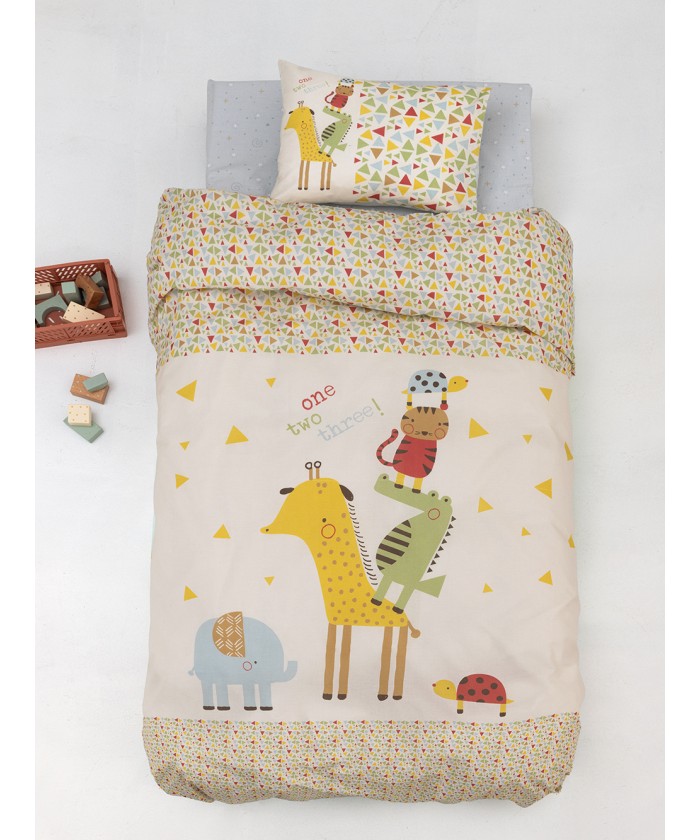 Σετ Σεντόνια Κούνιας Happy Baby 120x160 HB0611