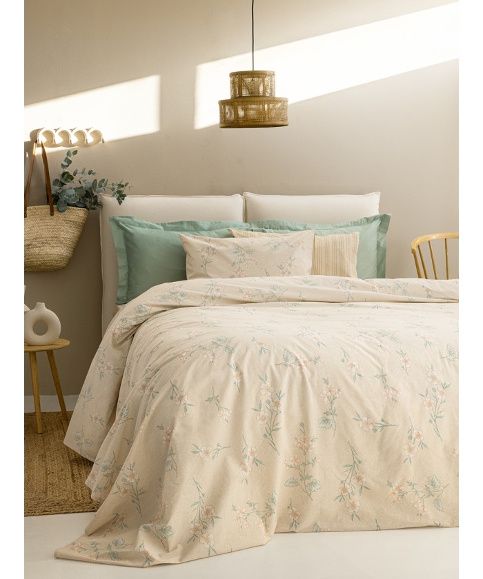 Σετ Μονά Σεντόνια Fashion Life 170x260 FL6239 Με Λάστιχο